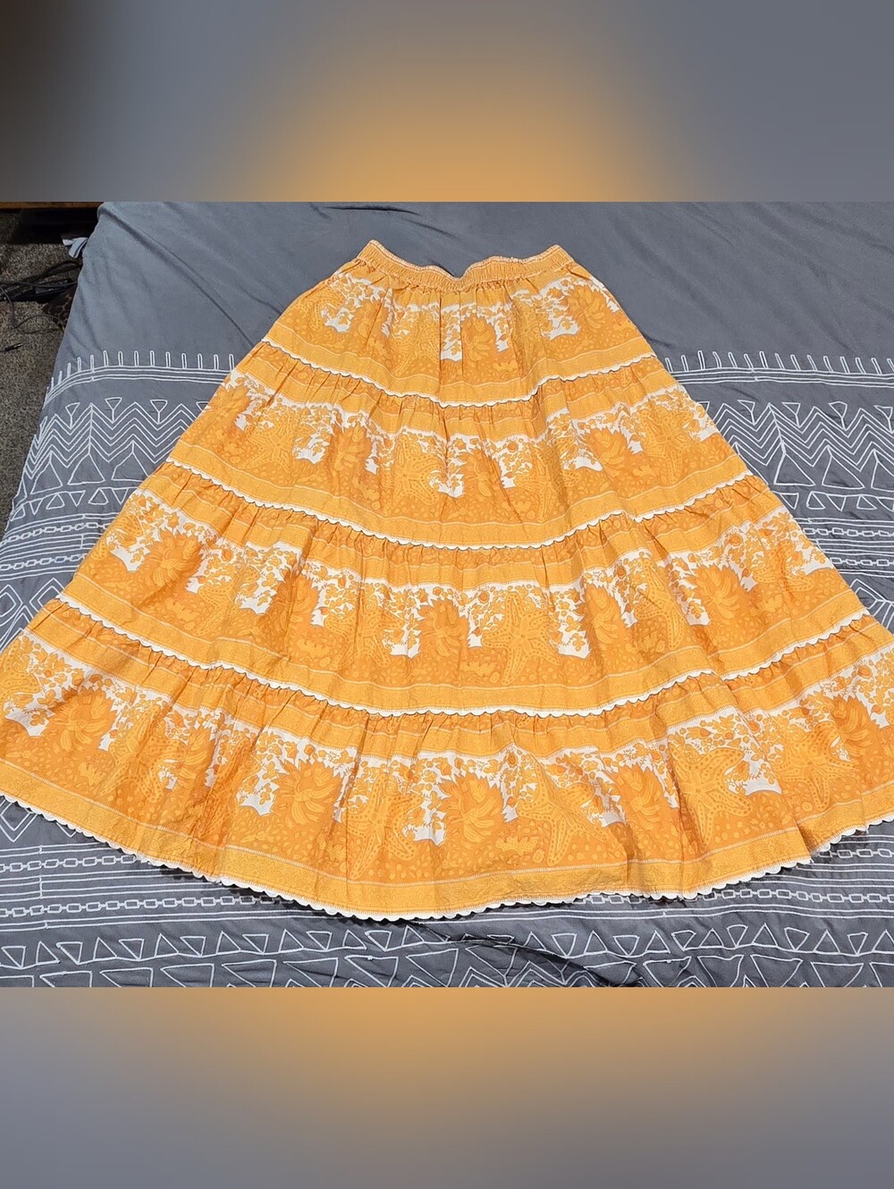 Cleobella Tiered Bohemian Skirt Size Small